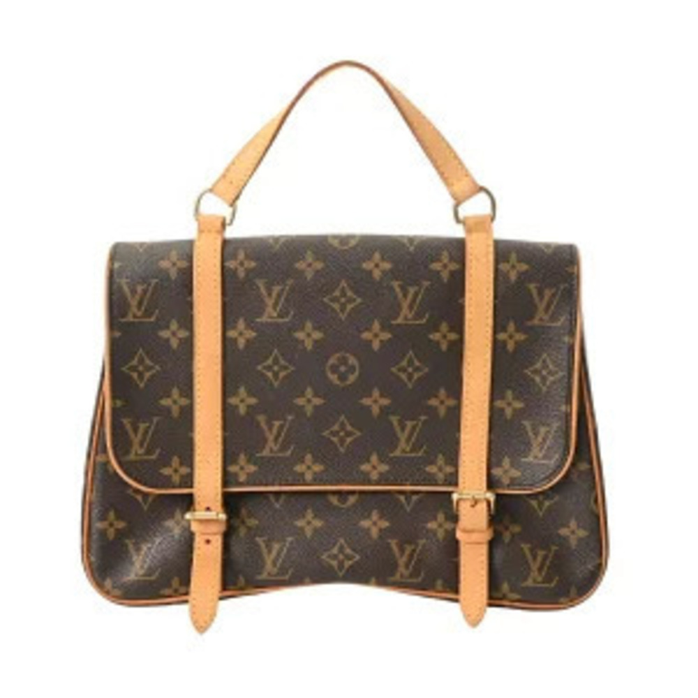 Louis Vuitton Monogram Marelle Sac Aux Canvas Backpack Rucksack Bag Brown